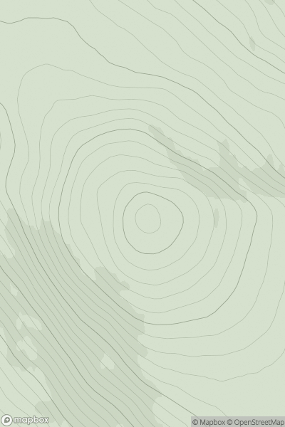 Thumbnail image for Meall na Leitreach [Scourie to Lairg] showing contour plot for surrounding peak